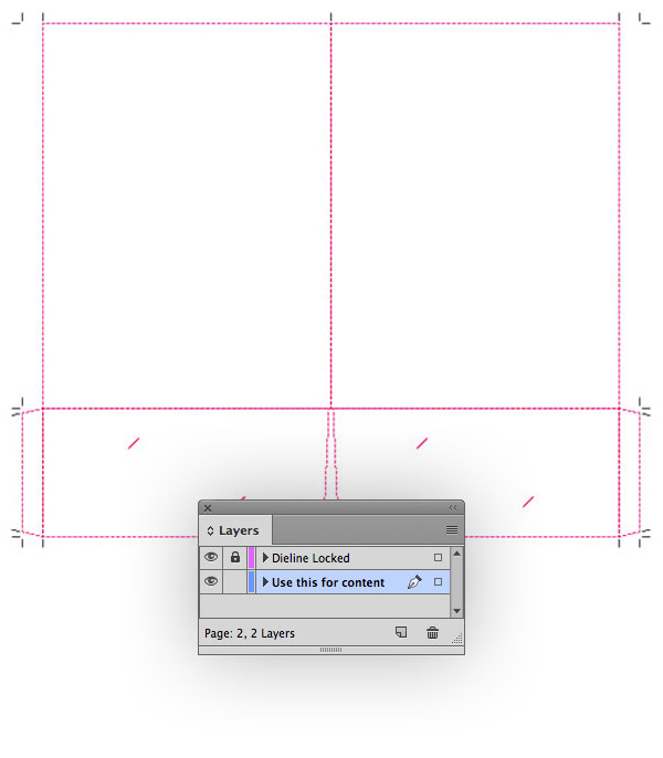 presentation folder template indesign