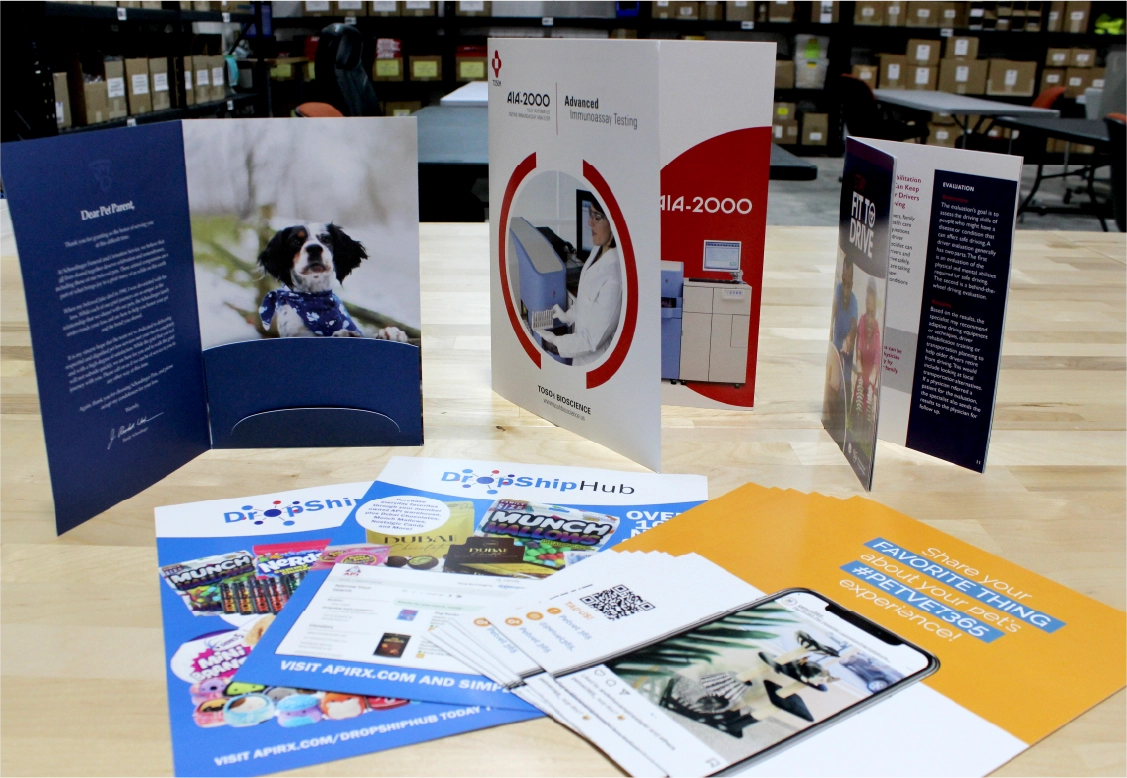 PXP Ohio Print Work - Brochures and Folders