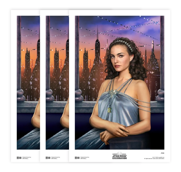 Fine art Star Wars print produced with stochastic printing